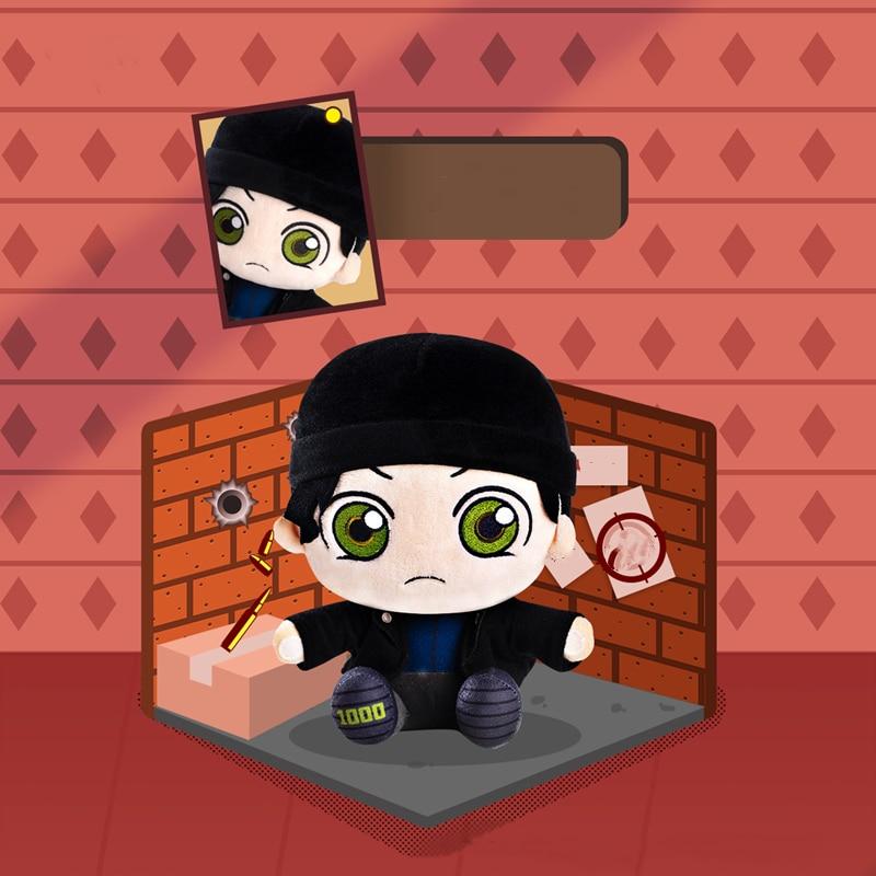 Non-Toxic 20Cm Cartoon Anime Detective Conan Phantom Thief Kidd Doll Plush Toy Collection Doll Ornament Doll Children'S Christmas Gift