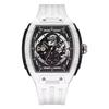 Mark Fairwhale 6003 New Fashion Automatic Mechanical Watch Tonneau Dial Military Analog Clock Night Light Gift Reloj Hombre