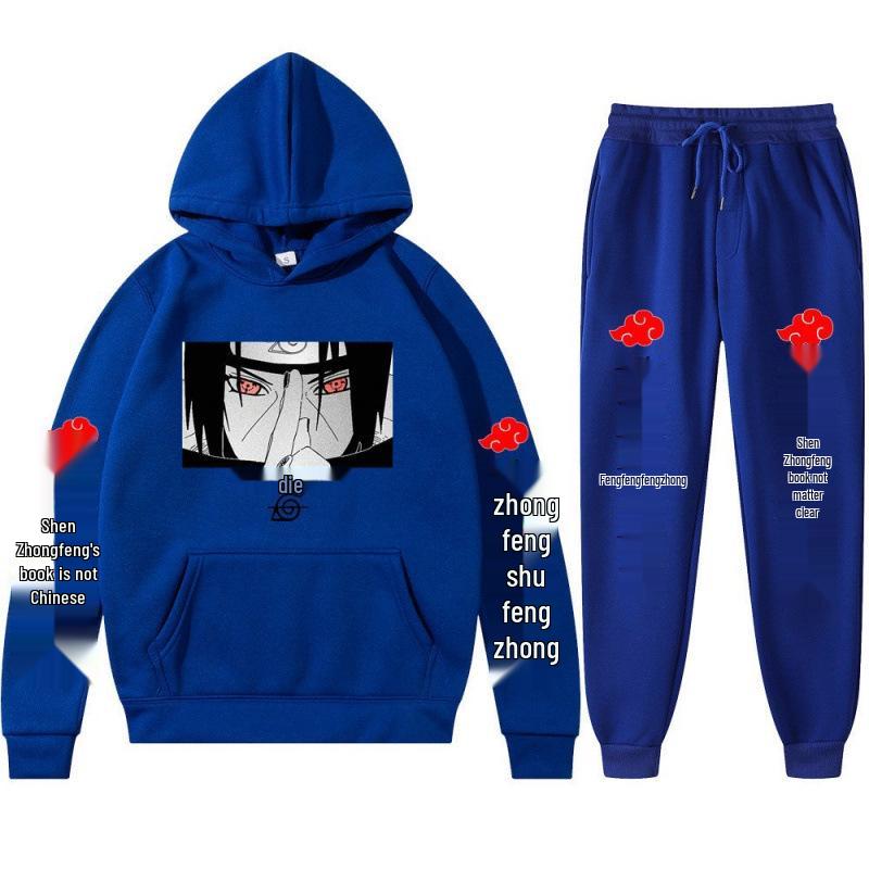 Naruto 2025 Uchiha Itachi Hoodie & Pants Set for Men & Women