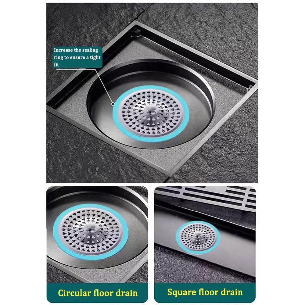 Removable Floor Drain Core Anti Odor Sewer Strainer Plug  Kitchen Bathroom Accessories