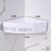 Shelves Adhesive No Drill Bathroom Shelf Corner Storage Rack Wall Mounted Organizer for Kitchen Bathroom Shelves Shower Caddy