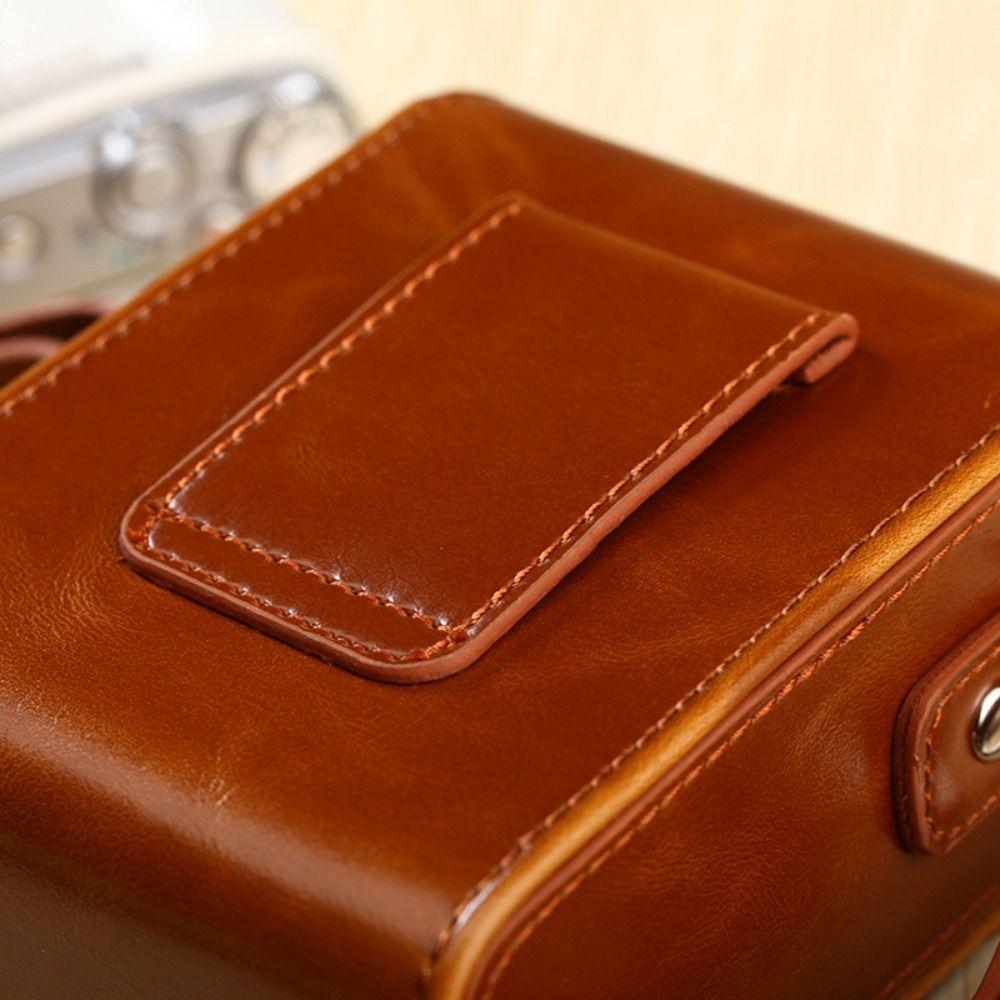 PU Leather Camera Bag Protective Lens Pouch Portable Pack Camera Case  for RX100 HX90 HX50 Camera