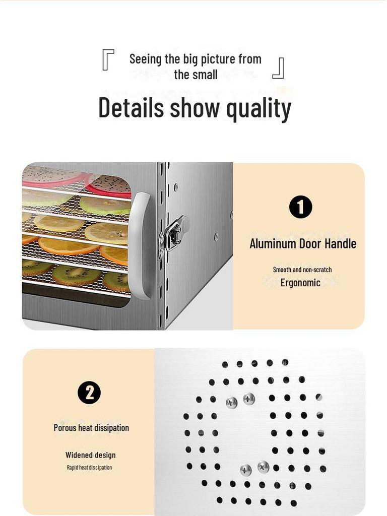 International Best-Selling Food Dehydrator: Smart Timer for Pet Treats, Vegetables, and Fruits