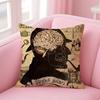 Hot Movie S-Sherlocks Pillow Case Anti-Dustmite Pillowcase Invisible Zipper Silky Short Plush Sofa Cushion Cover