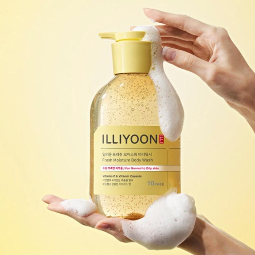 ILLIYOON Fresh Moisture Body Wash Citrus 500ml Refreshing Hydration & Daily Cleansing