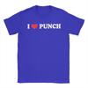 Unisex I Love Punch Monkey T Shirts  Pure Cotton Clothing Humorous Short Sleeve Crew Neck Tee Shirt New Arrival TShirt