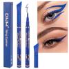 Waterproof Colored Eyeliner Smooth Ultra-thin Long-lasting Matte Liquid Eyeliner Pen Quickly Drying Easy To Apply