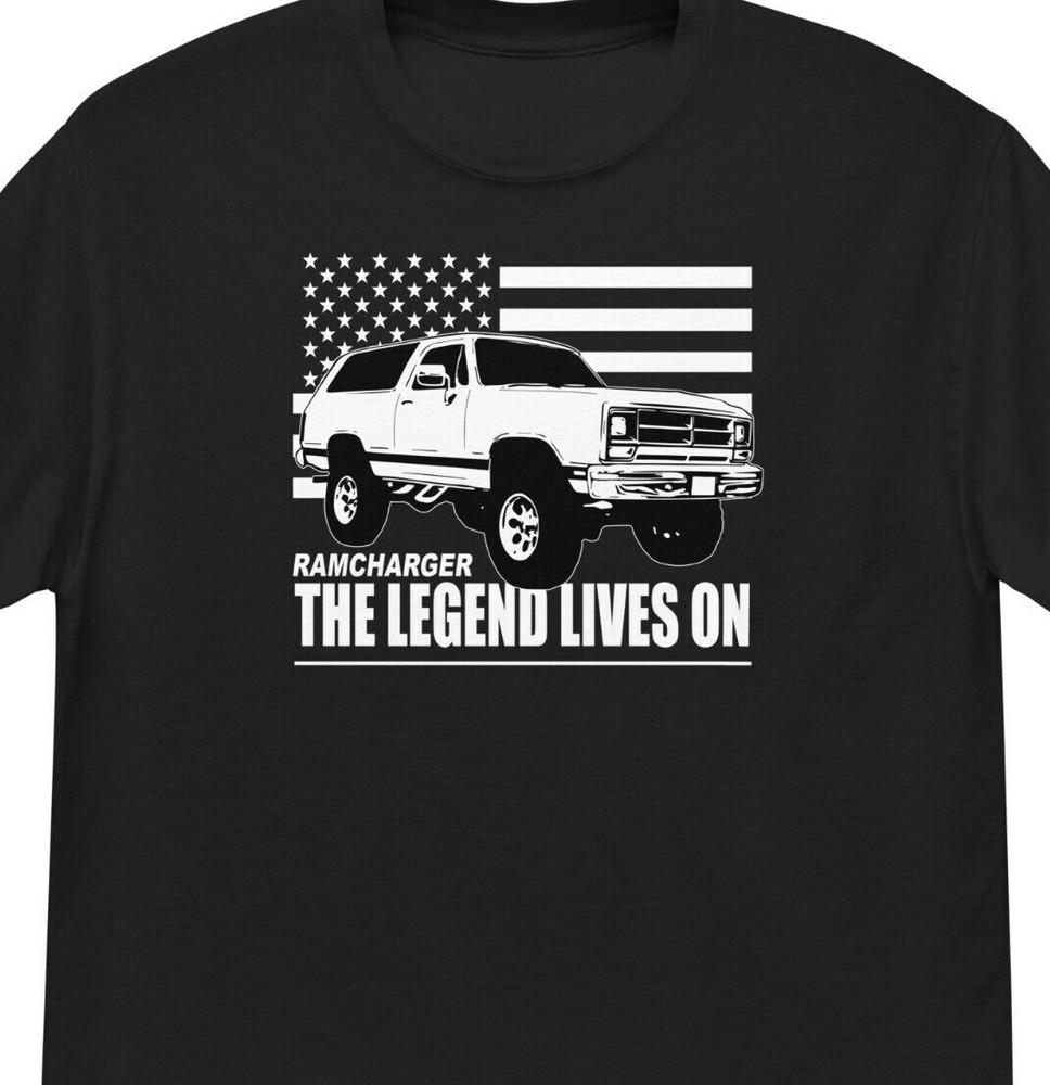 First Gen Ramcharger T-Shirt, Mens Classic Truck Shirt, Patriotic Truck Tee Unisex T-Shirt S