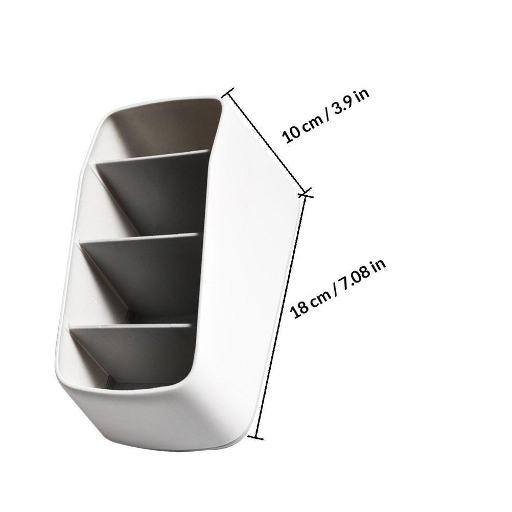 1Pcs Remote Control Storage Box Creative Plastic Organizer Multi-Grid Desktop Cosmetics Holder Office Bedroom Storage Case