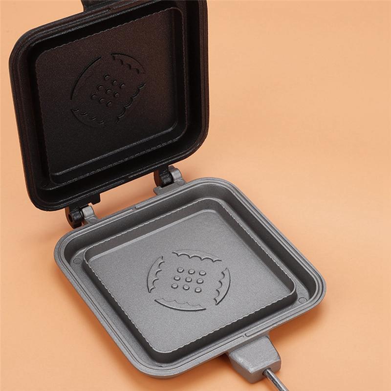 Sandwich Aking Pan Mold Non-stick Double-sided Frying Pan Household Breakfast Egg Pan Waffle Sandwich Pan