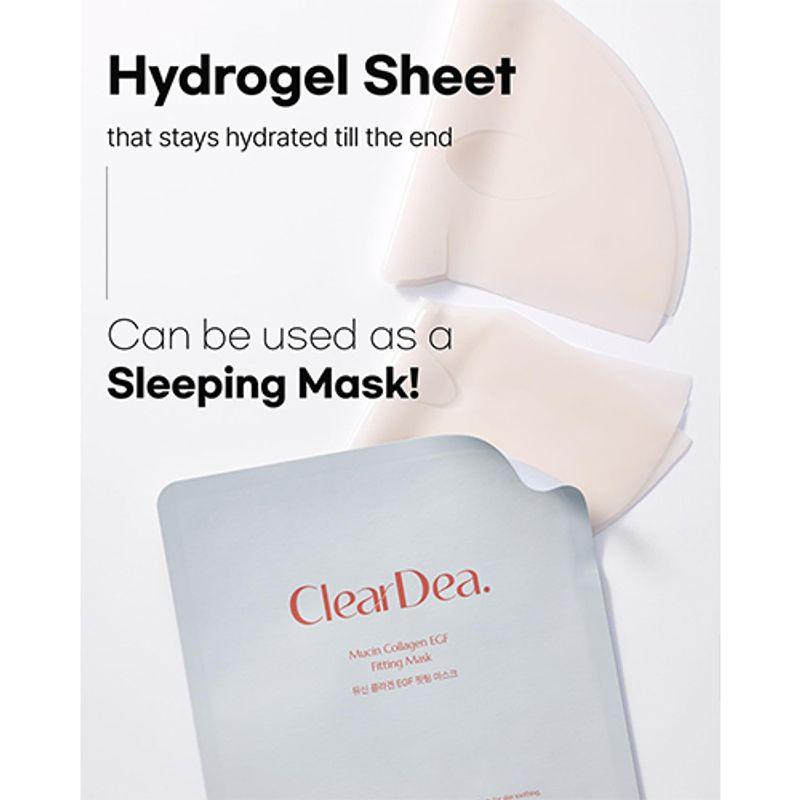 [ClearDea.] Mucin Collagen EGF Fitting Mask (5ea)