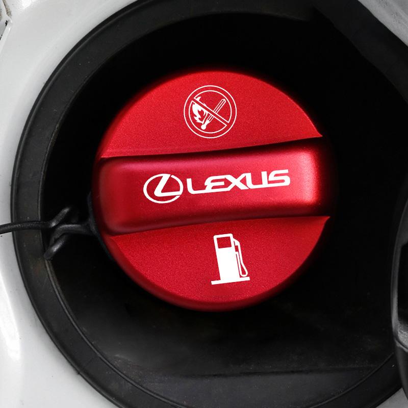 Car Fuel Cap Aluminum Alloy Oil Box Lid Petrol Tank Cover For Lexus F-SPORT ES RX NX LS UX LM LX GX LC RZ IS CT GS RC HS SC TX