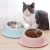 Pet Dishes Bowls with Stand for Kitten Small Dogs Food & Water Bowl 3 Options Tilted Elevated Bowl Protect Pet's Spine