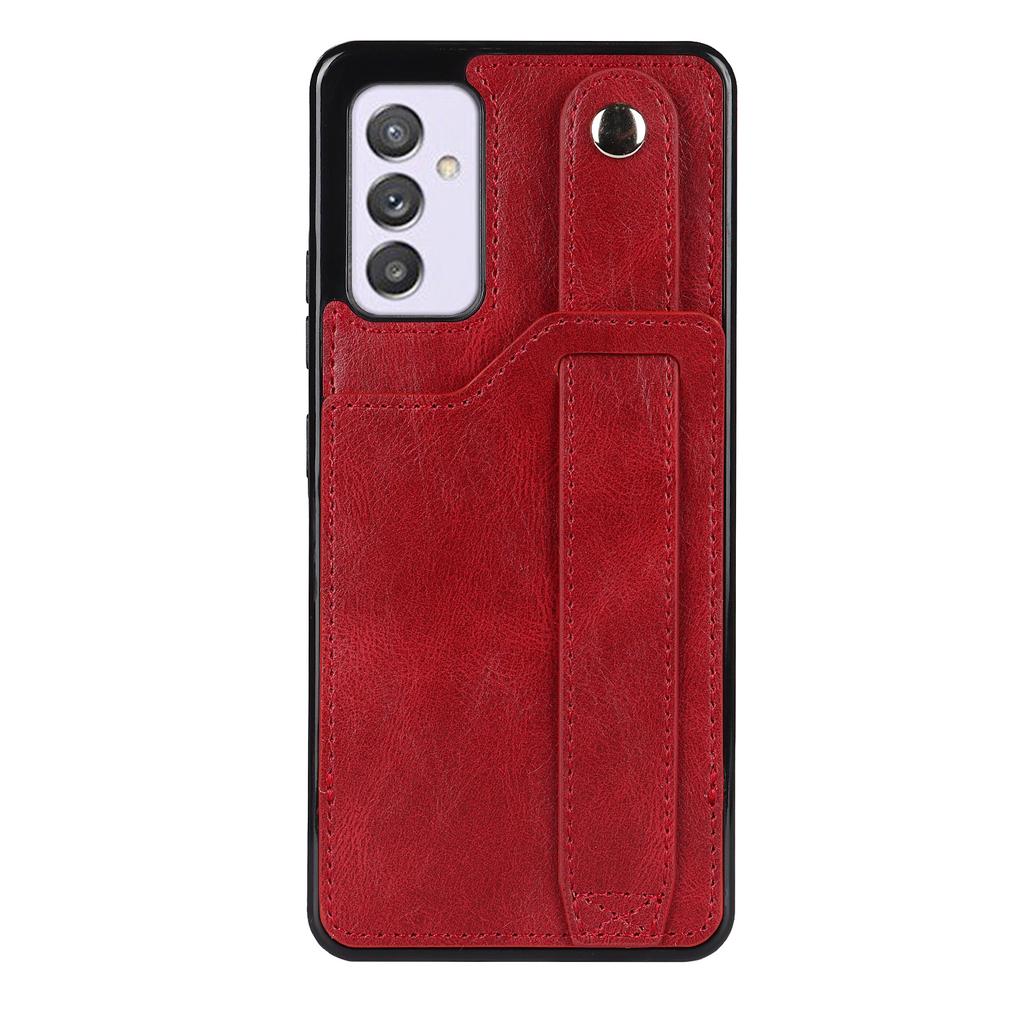 Applicable to Samsung A54 5G wristband leather mobile phone case A14 fashion mobile phone case A53 multi-function card bag in stock