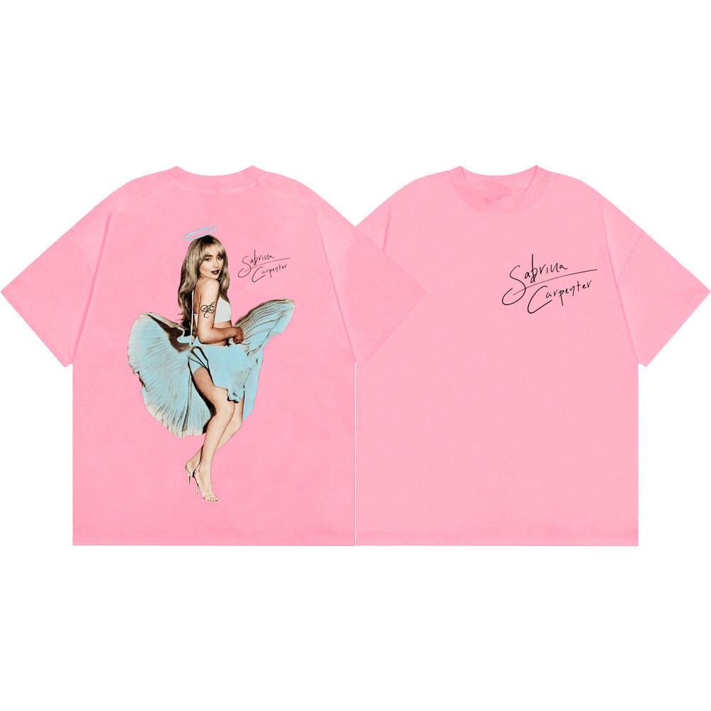 Singer Sabrina Carpenter Graphic T Shirts Men Women Clothing Fashion Aesthetic T-shirts Summer Casual Loose Short Sleeve T-shirt