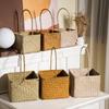 Handmade Rattan Storage Basket Handwoven Woven Picnic Baskets Hamper Basket  Shopping Storage