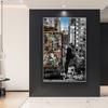 Banksy-Kunstwerk „San Francisco is Beautiful“, Leinwandplakate und -drucke, moderne Pop-Street-Art-Bilder für die Dekoration des Wohnzimmers zu Hause