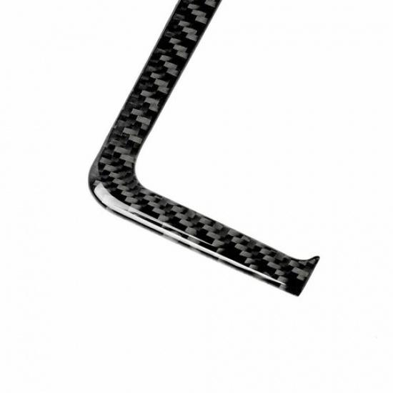 For BMW 3 Series E46 1998-05 Carbon Fiber Console Storage Box Panel Trim Cover