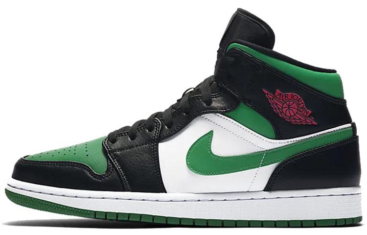 Jordan 1 Mid Green Toe 554724-067 44.5
