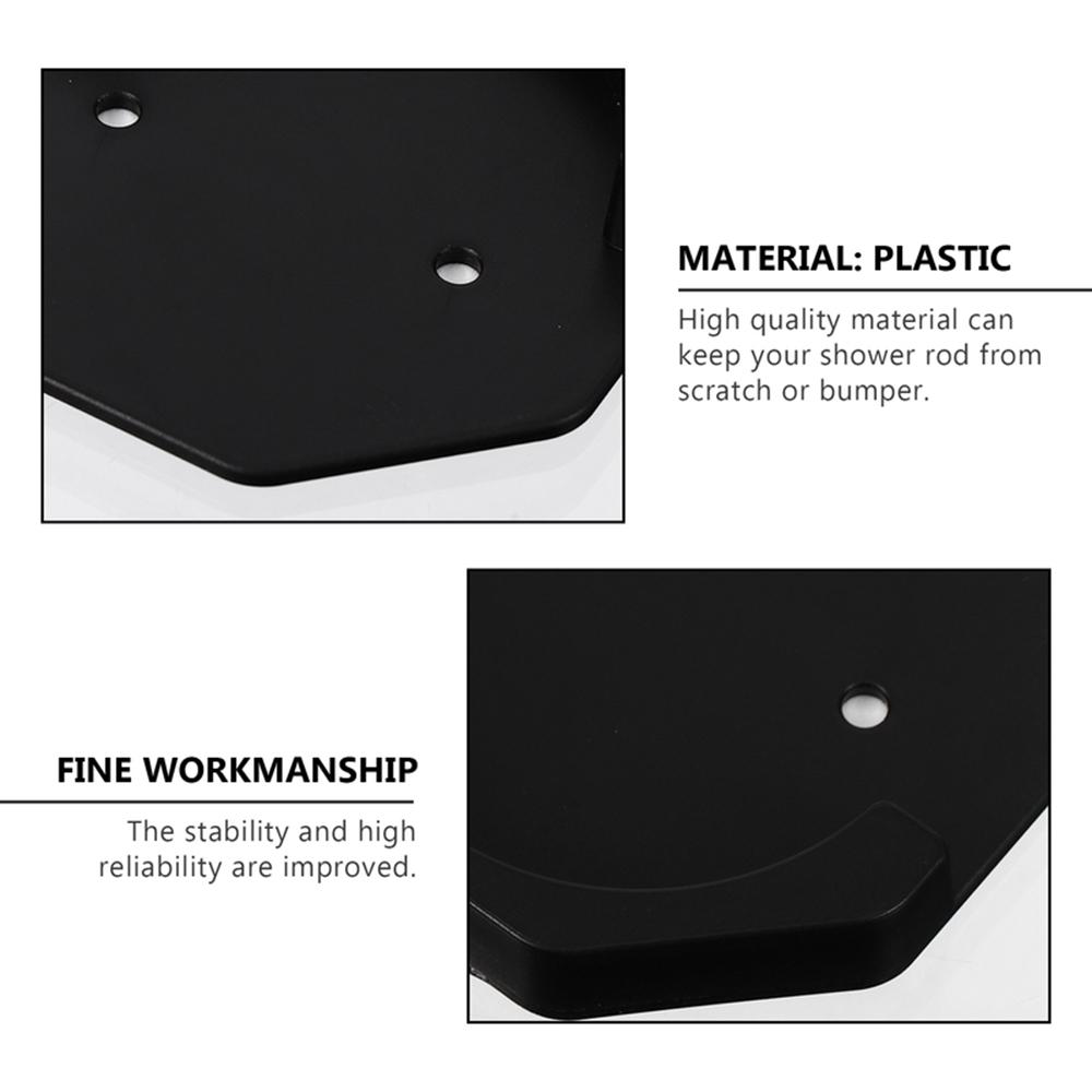 Für Zuhause Hotel Badezimmer Zubehör Vorhangstangenhalter Duschstangenständer Vorhangstangenhalter