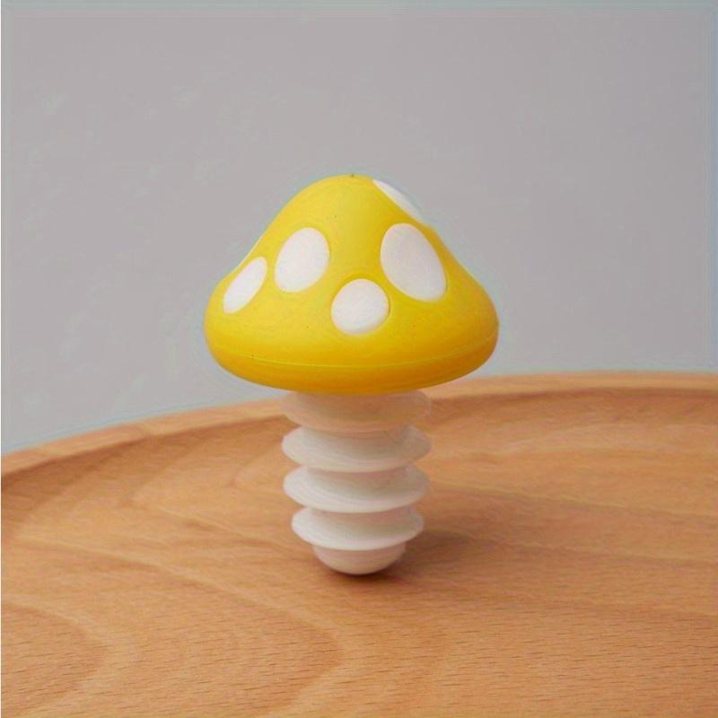 2 szt. Świąteczny korek do butelki wina w kształcie grzyba - Gadżet kuchenny do butelek