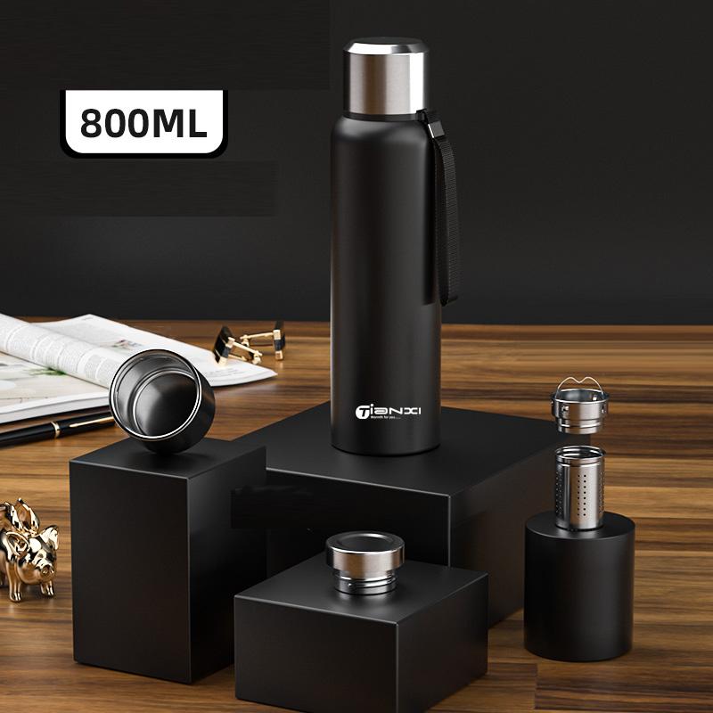 

Термос из нержавеющей стали, герметичная большая емкость, бутылка для воды для чая, портативная спортивная термос с изоляцией 800-1500ml