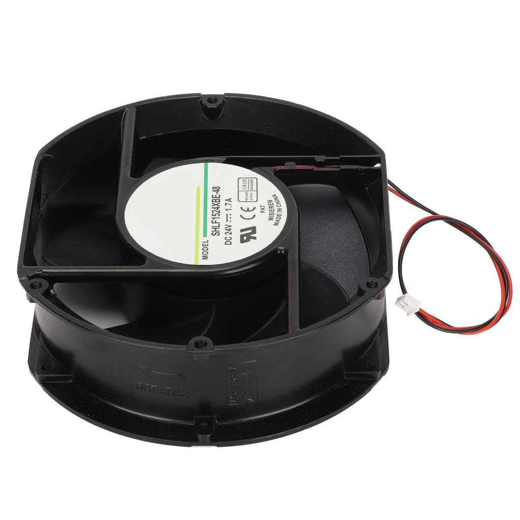 Cooling Fan Dual Ball Axial Heat Sink Silent Cooling Fan for DIY Cooling Ventilation Machinery Household Appliances 24V