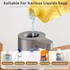 Automatic Soap Dispenser Stainless Touchless Rechargeable Hand Sanitizer Shampoo Detergent Dispenser for Kitchen Bathroom Toilet