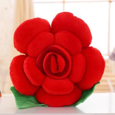 Rose Flower Throw Pillow, Valentine's Day Sofa Cushion Plush Decorative Pillow For Bed Home Pillows, Day Gifts For Mom
