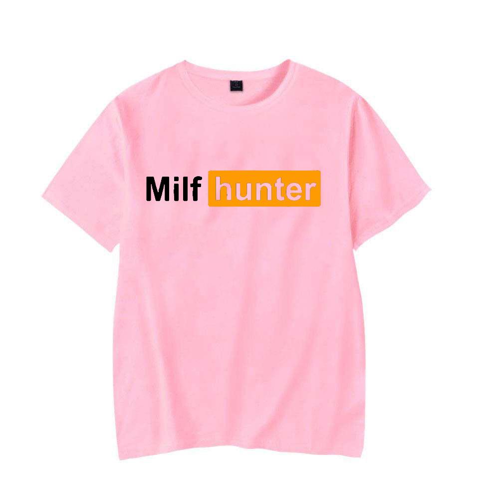 Funny MILF Hunter T Shirt for Men Women Summer Humor Joke for Men Who Love Milfs Streetwear Tshirt Fashion Casual Couples Tops