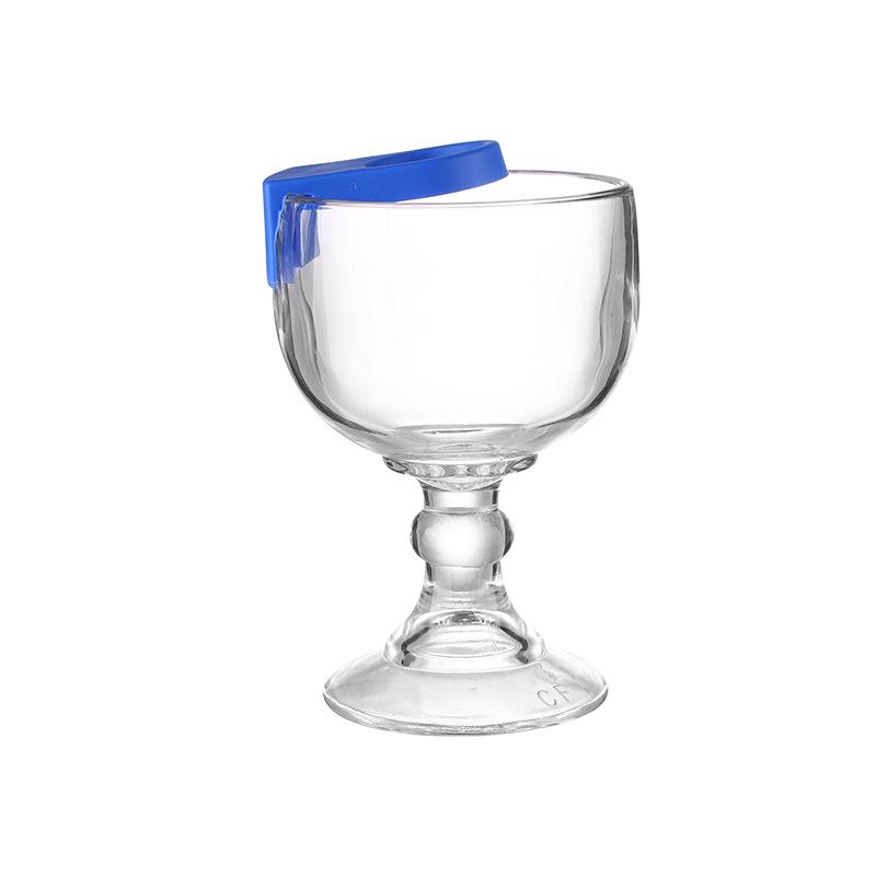 Creative Inverted High-Footed Glass Cup: Versatile for Cocktails, Draft Beer, Juice, or Any Beverage.