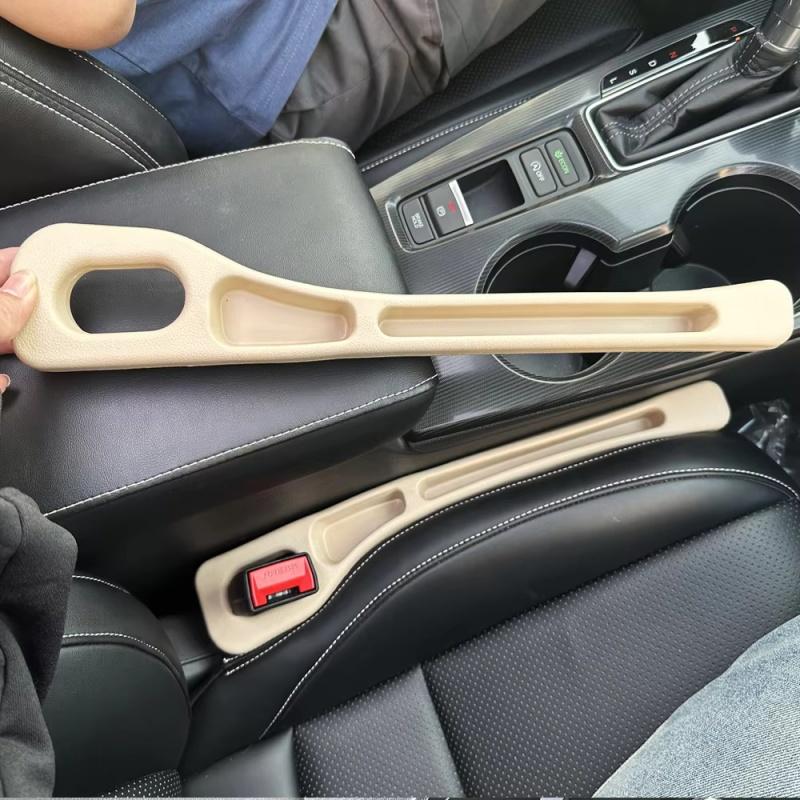 1 paar universele autostoelopening-plugstrips, zijnaad-autoopening-vuller, lekvrije stoelopening-opbergorganizer, interieurdecoratie