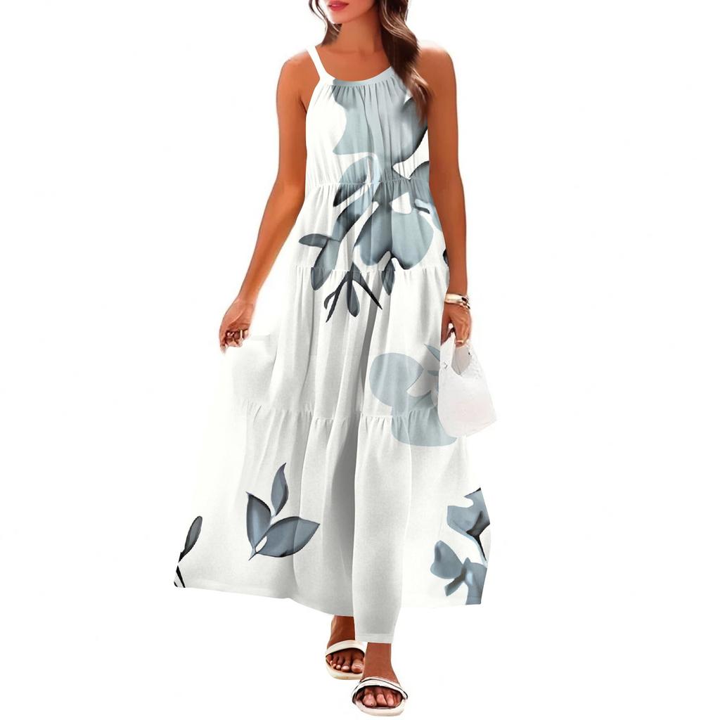 Women's Summer Casual Fashion Suspender Sleeveless Dress