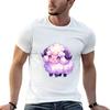 Cute Kawaii Happy Star Sheep In Pink and Purple Pastel T-Shirt Urban Print T-Shirt