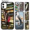Pike Fishing Bait Spinner Phone Case For iPhone 17 Air 16 Pro Max 15 14 Plus 12 13 Shell Cover Coque