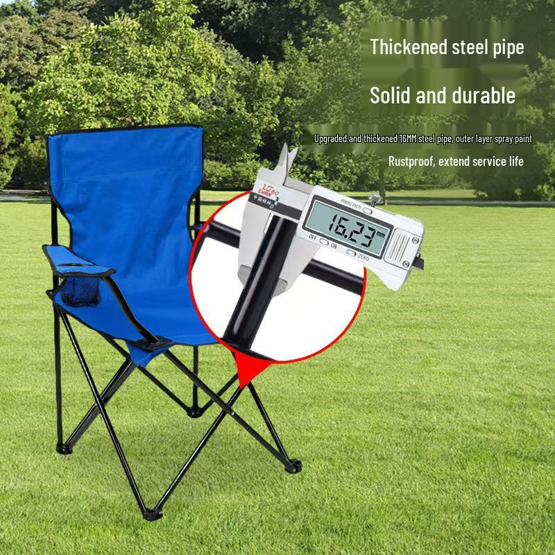 Outdoor Folding Armchair for Camping, Beach, Fishing, and Barbecue Activities