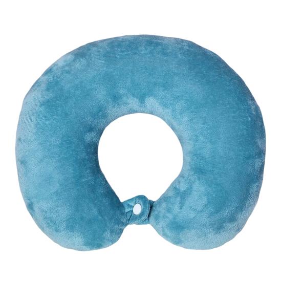 U Shaped Neck Pillow, Solid Color Travel Pillow, Breathable Neck Support Pillow, Portable Headrest for Travel Office Home Planes Trains Self-Driving