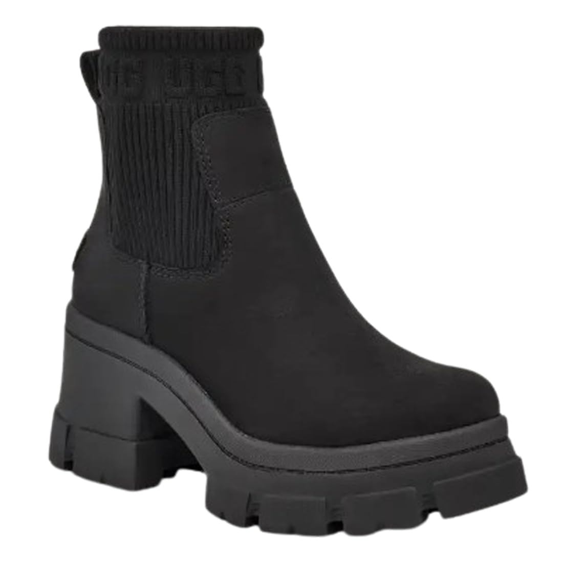 

Boots Side Gore Thick Sole Logo Heel Round Toe Waterproof Brooklyn Chelsea Casual Shoes BROOKLYN CHELSEA 1148730 BLACK [Ugg] Women s US8(25.0cm) чорний