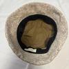 Used ORIENT MILLINERY Hat Beige Brushed Hat Cap 59