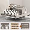 OIMG Stainless Steel Pull-Out Dish Rack