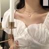 Women's Twin Special Pearl Layered Necklace