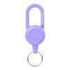 Retractable Keychain with Steel Wire Rope Carabiner Badge Reel Holder Clip Key Ring Heavy Duty Outdoor Camping Climbing Anti-lost Buckle