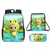 Cartoon Anime Shoulder Bag Pencil Case School Backpack For Children
