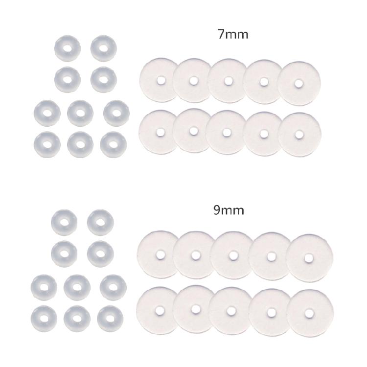 Piercing Healing Silicone Discs Transparent Disc Pads for Fixing the Earrings