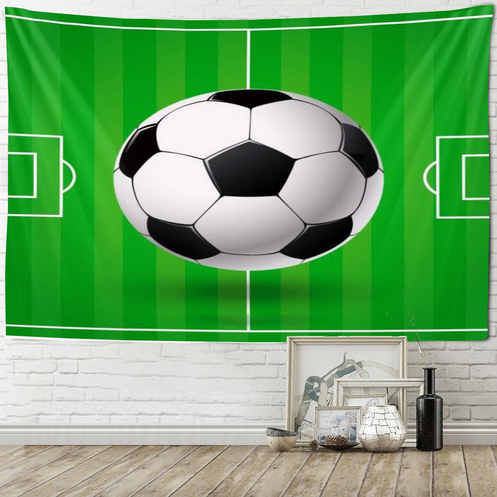 Stadium Football Wall Hanging Ball Game Sports Theme Tapestry For Home Bedroom Living Room Decoration Soccer Pattern Tapestry