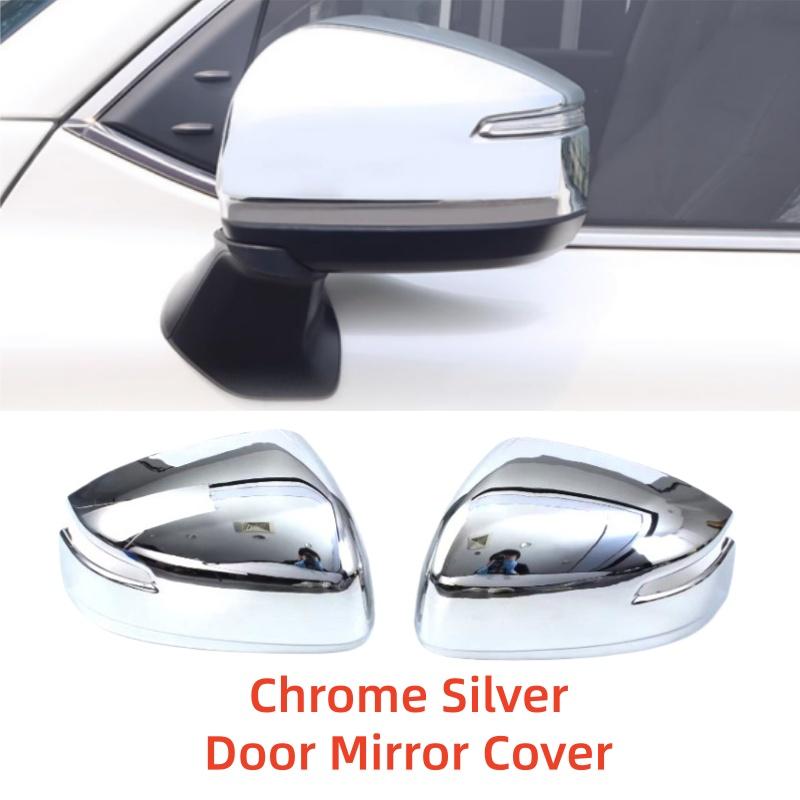 Car Upgrade ABS Carbon Rearview Accessories Plated Door Mirror Cover Trim Paste Style For Toyota Land Cruiser LC300