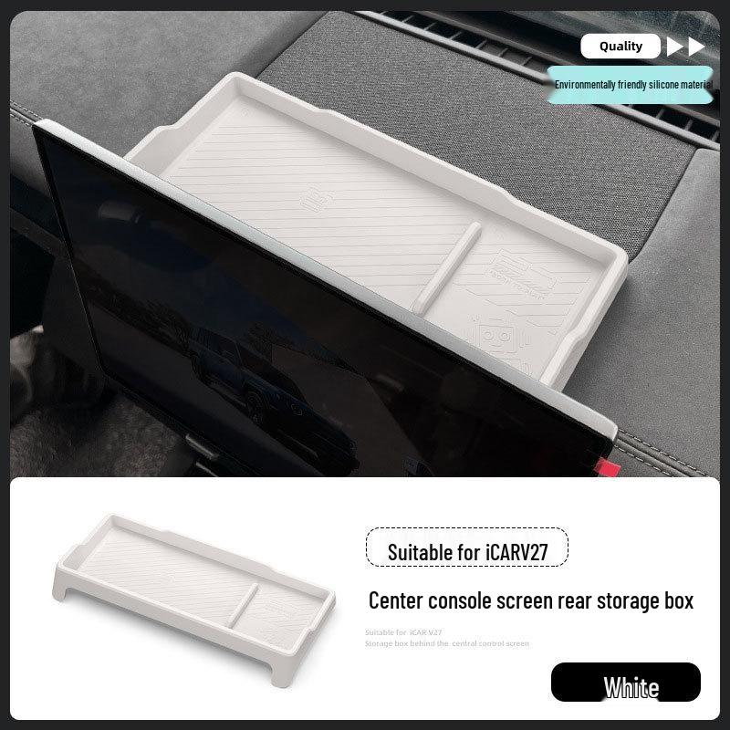 Chery iCAR V27 Screen Silicone Mat Rear Storage Box Accessory