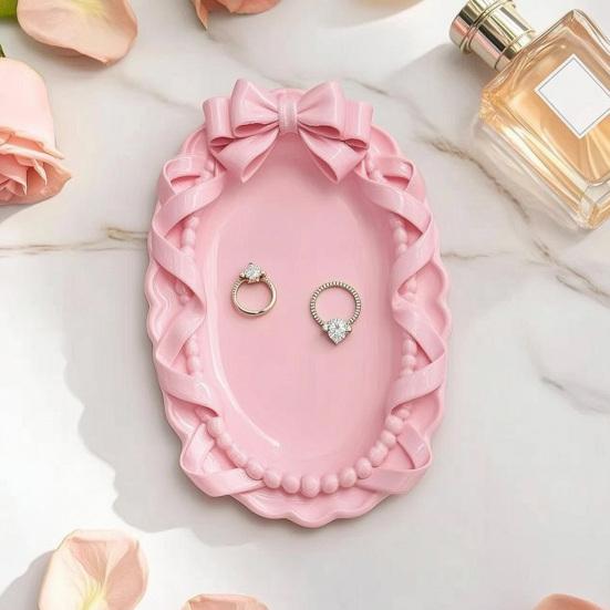 3D Printed Jewelry Tray Exquisite Jewelry Storage Tray Decorative Jewelry Dish Trinket Jewelry Holder