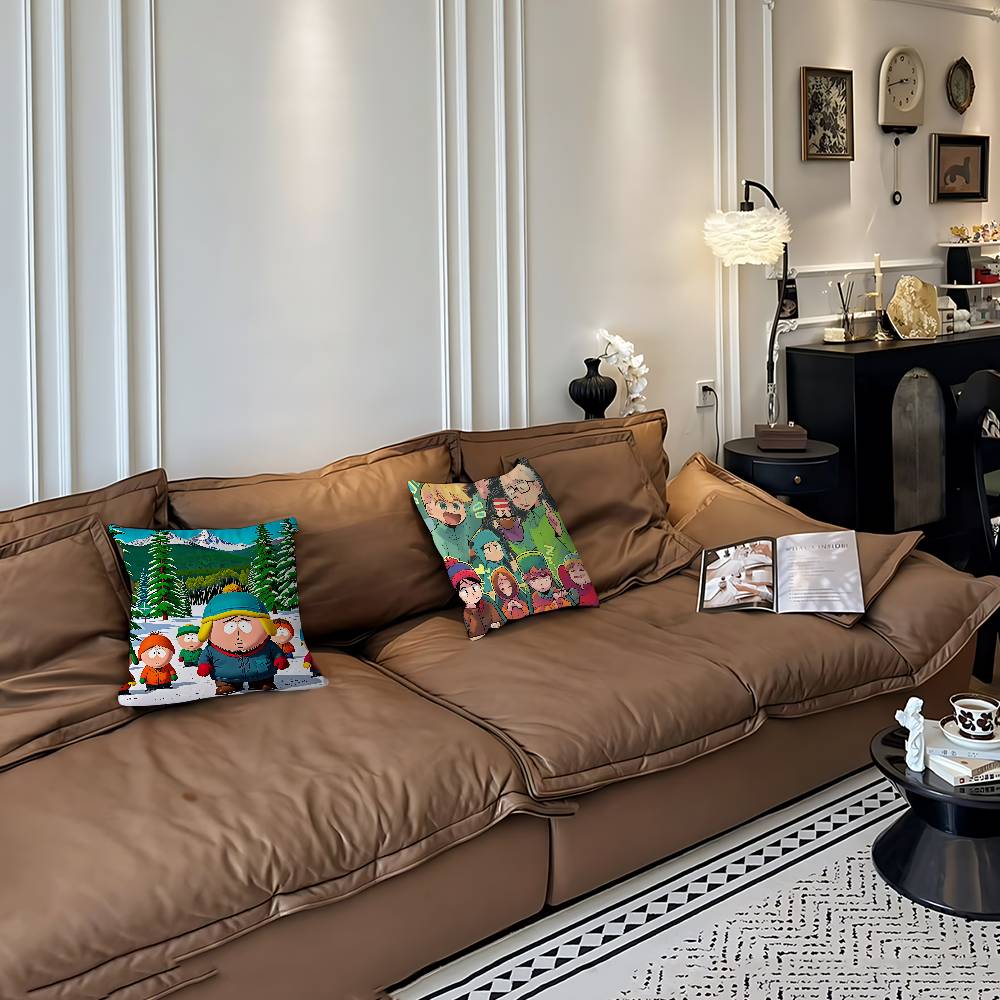 Cartoon-South ParkS Personalized Pillow Cover Kids Bedroom Wild Party Decor Pillowcase Kid Birthday Shower Gift