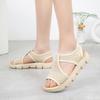 Summer Hollow Sandals Versatile New Mesh Breathable Lightweight Beach Women's Casual Sandals Platform Sneakers Zapatos De Mujer